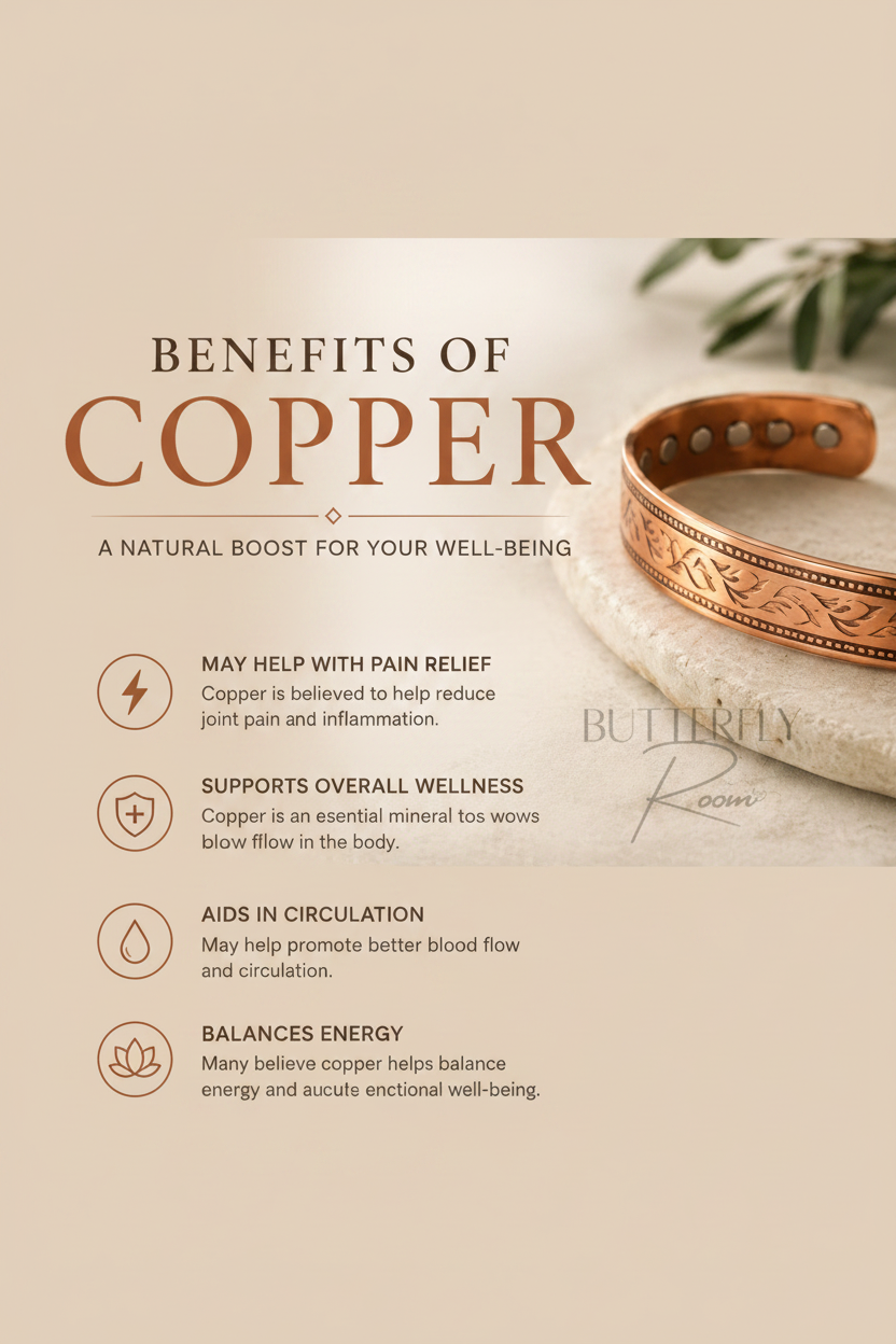 Butterfly Room Copper Bracelet