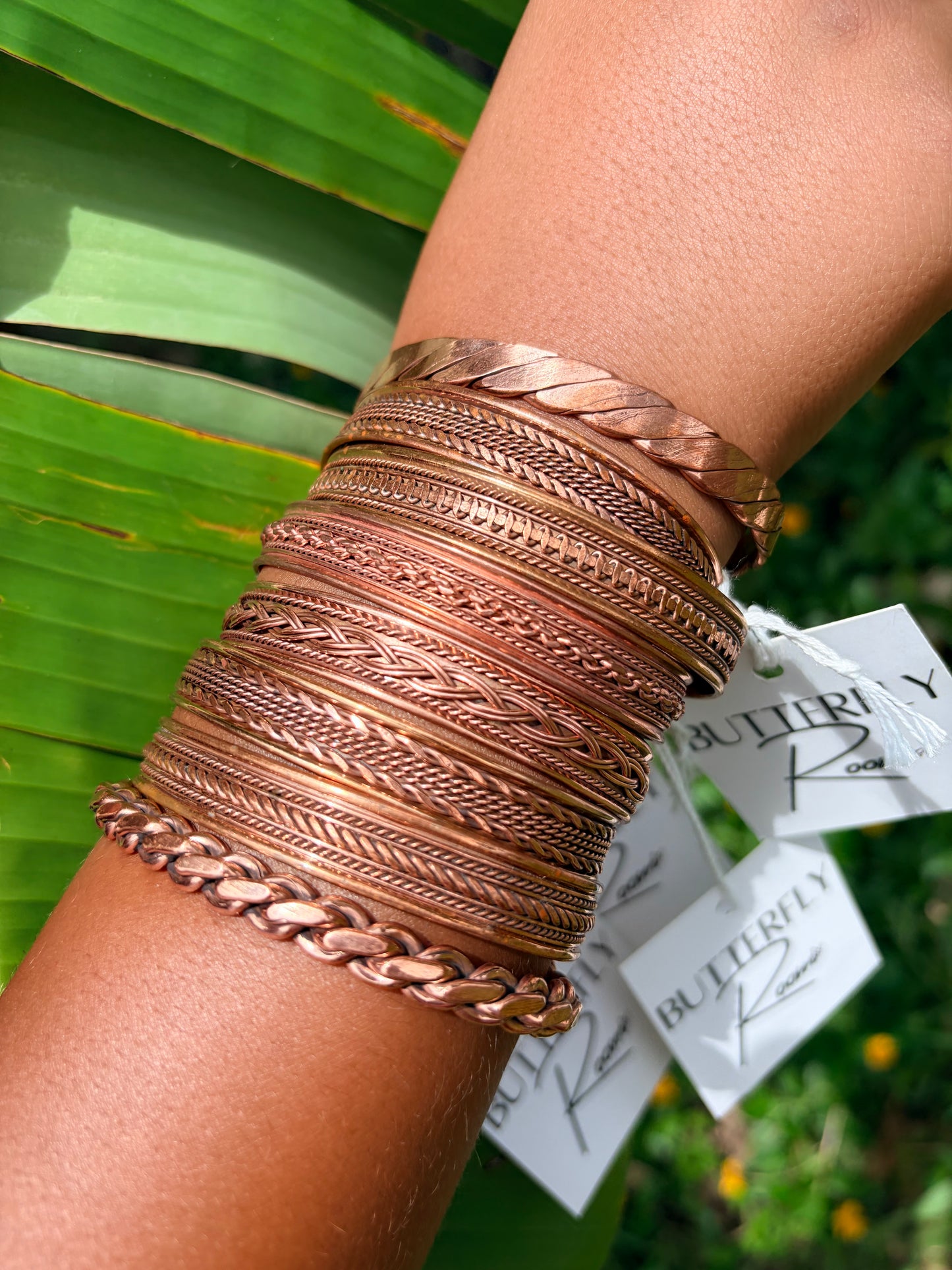 Butterfly Room Copper Bracelet