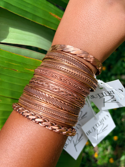 Butterfly Room Copper Bracelet